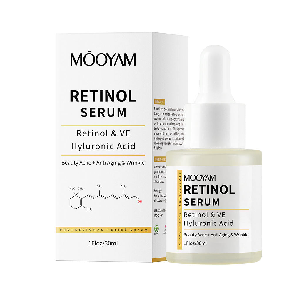 Siero al retinolo MOOYAM con vitamina E e acido ialuronico